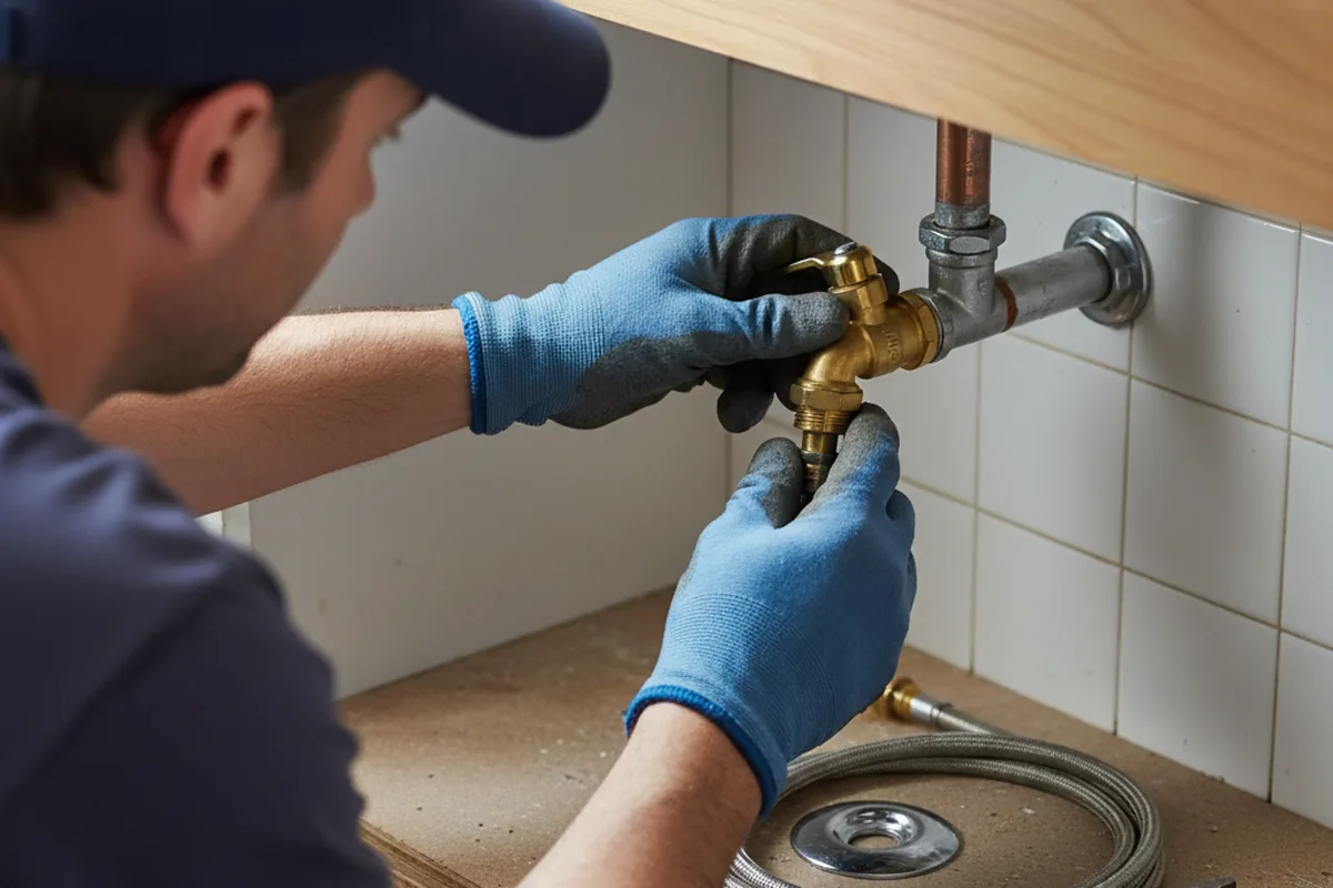 Shutoff valve and fitting work during Emergency Plumbing in Deer Lodge